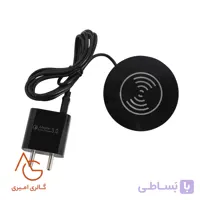 شارژر AURAتوکار شارژر وایرلس 15 W رنگ Matte Black ملونی کد 10182