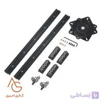 مکانیزم میز ریلی بدون قفل مدل Quarto ملونی کد 9266