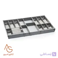 جای قاشق چنگال داخل کشو استیل