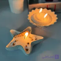 جار ستاره و دایره 100 گرمی + فیتیله رایگان