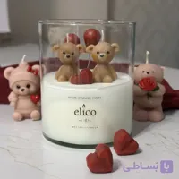 شمع جار طرح خرس تدی
