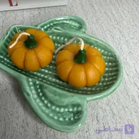 شمع کدو تنبل مینیاتوری (ویژه هالووین و پاییز)