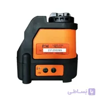 تراز لیزری دو خط DL10 پی ام با برد ۳۰ متر و زاویه ۱۸۰ درجه