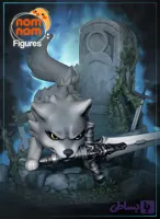 سیب چیبی گرگ خاکستری | chibi great grey wolf sif