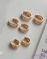 گوشواره حلقه ای سه لاین ژوپینگ