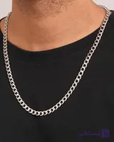 زنجیر کارتیر سفید 7 میل استیل