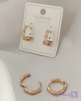 گوشواره حلقه ای آینه ای لادن ژوپینگ