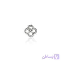 گوشواره نقره ونکلیف نگینی