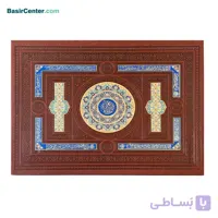کتاب قرآن نفیس و معطر چرمی آینه دار پلاک رنگی جعبه لپتاپی قطع رحلی