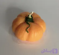 شمع فانتزی کدوی گرد دستساز