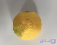 شمع فانتزی نارنگی با پوست بدون رایحه دستساز