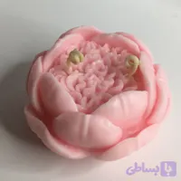 شمع فانتزی طرح گل فیلو بدون رایحه دست ساز