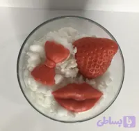 شمع عشق بدون رایحه دستساز