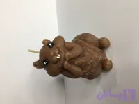 شمع فانتزی سنجاب بدون رایحه و دستساز