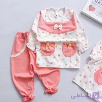 بلوز شلوار گلبهی(نوزادی تا۳۶ماه)