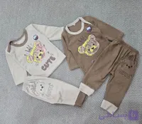 بلوز شلوار راحتی خرس(نوزادی تا یکسال)