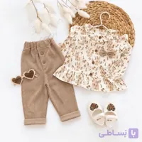 شومیز شلوار بانی شکلاتی(۸ماه تا۳سال)