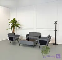 نیم ست اداری F600 (برند راشن) طوسی