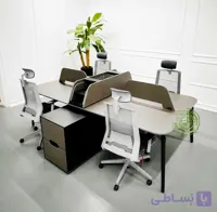 میز کارگروهی دکومهر پایه فلزی کدWS610