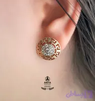گوشواره ورساچه نگین دار ژوپینگ