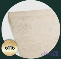 کاغذ دیواری طرح پتینه رنگ کرم طلایی از آلبوم فانتوم کد 6116