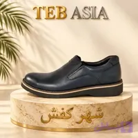 کفش طبی چرم تبریز مردانه مدل :تایمن