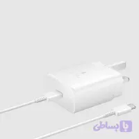 شارژرکامل سامسونگ مدلEP-T4510 توان 45 وات سه پین همراه کابل