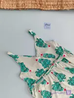 پیراهن ساحلی کوتاه راحتی زنانه نخ پنبه هفت هشتی هاوایی