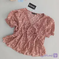 بلوز زنانه مجلسی گلدار برند شین