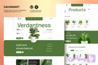 قالب آماده سایت فروشگاه گل Daunmart
