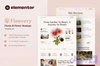 قالب آماده سایت فروشگاه گل – Flowerry