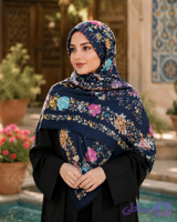 روسری باغ پرستو جنس مودال وارداتی قواره ۱۳۵