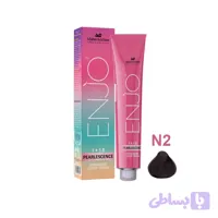 رنگ موی انجو N2 (شماره 3.0) قهوه‌ای خیلی تیره – آمونیاک کم – 100 میلی‌لیتر