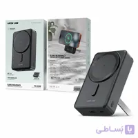 پاوربانک وایرلس گرین لاین مدل GREEN LION SAN MARINO ظرفیت 20000mAh توان 20W | شارژ بی‌سیم MagSafe