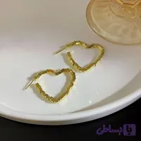 گوشواره قلبی طلایی 177-16