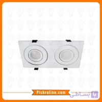 قاب هالوژن سقفى توکار شعاع کد SH-6302