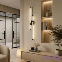دیوارکوب مدل چراغ دیواری دولاین مشکی کد1410
