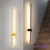 چراغ دیواری خطی مدل دیوارکوب ۱۰۰سانت طلایی کد۱۲۳۰