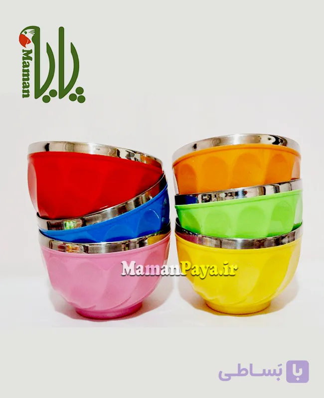 پیاله پلاستیک جداره استیل