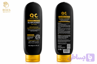 کرم جایگزین روغن مو خاویار طلایی QC مدل Golden Caviar Oil Replacement