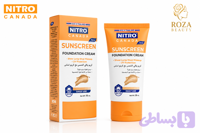 کرم ضدآفتاب رنگی نیترو کانادا SPF 50+ مدل Foundation Cream