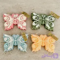 شمع دست‌ساز مدل پروانه، دکوراتیو، رها مال