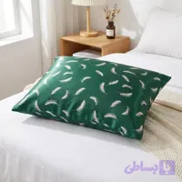رو بالشی مدل ساتن ابریشم طرح پر