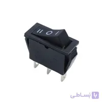 کلید راکر باریک سه حالته 3 پین وسط خاموش مدلQY603-101