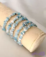 دستبند سنگ آکوامارین