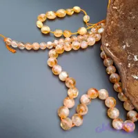 دستبند میکرومکرمه سنگ سیترین