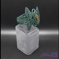 دستبند برگی سنگ چشم ببر