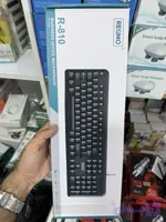 کیبورد باسیم RECMO مدل R-810 با طراحی کامل و مقاوم در برابر پاشش آب اورجینال (عمده و تک)