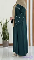 عبامروارید رنگ سبز