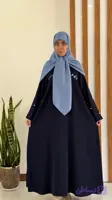 عبامروارید رنگ سرمه ای